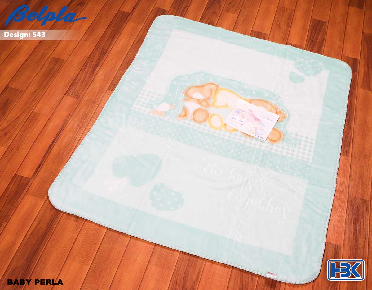 Baby Perla Gold 1 Ply Blanket ( Large ) 12 Pcs (Made in Spain) HBK